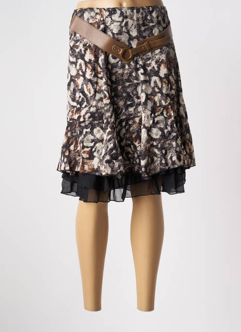 Fustă midi gri MOKA'S femeie