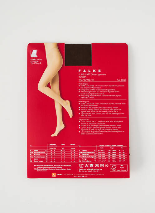 Colanți maro FALKE femeie