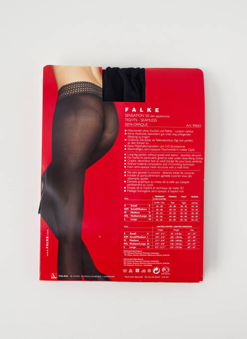 Colanți negru FALKE femeie