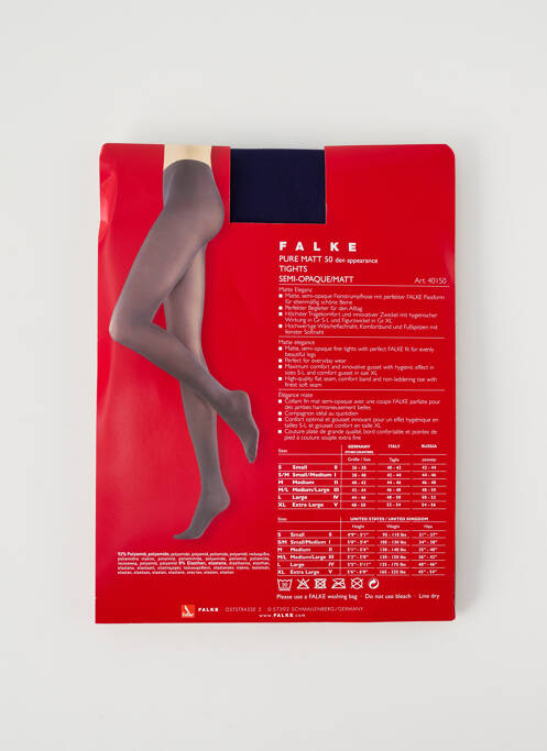 Colanți albastru FALKE femeie