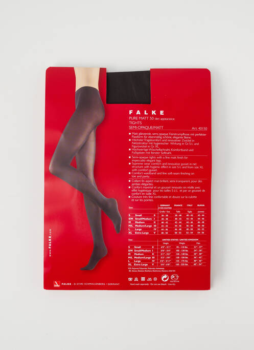 Colanți gri FALKE femeie