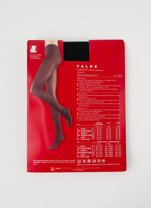 Colanți negru FALKE femeie