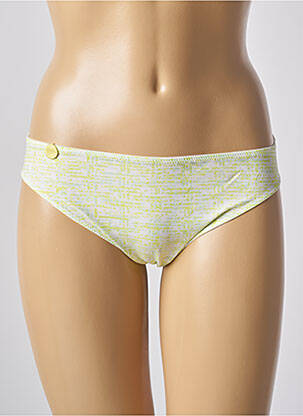 Chilot efect material satinat verde MARIE JO femeie