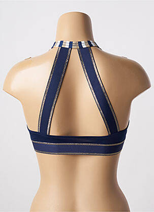 Sutien de costum de baie elasticitate sutiene albastru ANTIGEL femeie