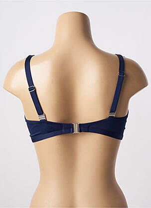 Sutien de costum de baie elasticitate top sutien modelat albastru ANTIGEL femeie