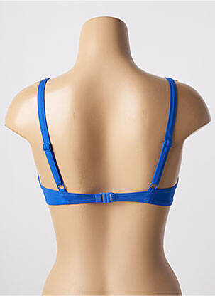 Sutien de costum de baie elasticitate sutien balconet cu decolteu înalt albastru EMPREINTE femeie