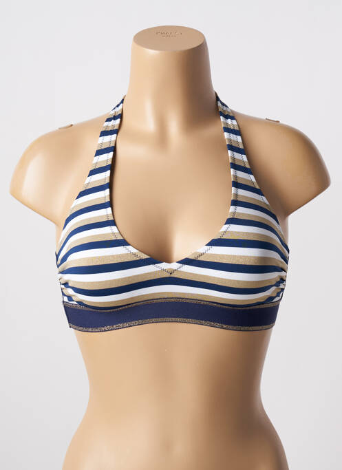 Sutien de costum de baie elasticitate sutiene albastru ANTIGEL femme