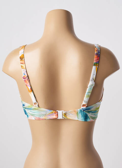 Sutien de costum de baie elasticitate sutien balconet cu decolteu înalt alb EMPREINTE femme