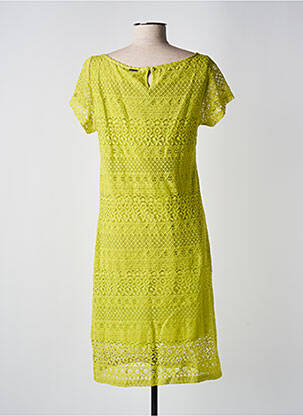 Rochie midi mâneci scurte mâneci scurte verde AGATHE & LOUISE femeie