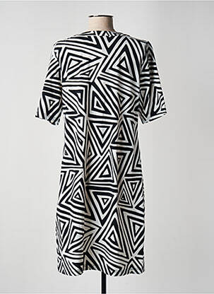 Rochie midi țesătură crep mâneci scurte negru STREET ONE femeie