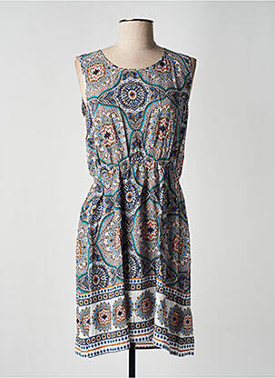 Rochie midi imprimeu floral fără mâneci albastru MOLLY BRACKEN femeie