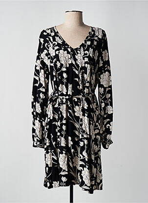 Rochie midi negru ICHI femeie