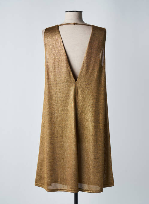 Rochie midi auriu MOLLY BRACKEN femeie