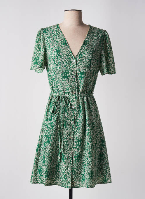 Rochie scurtă verde FREEMAN T.PORTER femeie