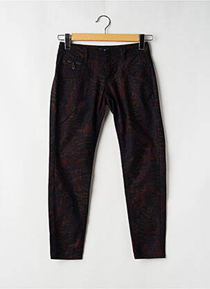 Pantalon 7/8 elasticitate talie joasă maro FREEMAN T.PORTER femeie