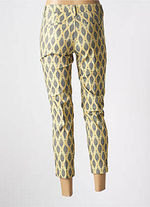 Pantalon 7/8 talie cu cleme mărime normală verde FREEMAN T.PORTER femeie
