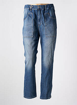 Blugi cu croială dreaptă albastru PLEASE femeie