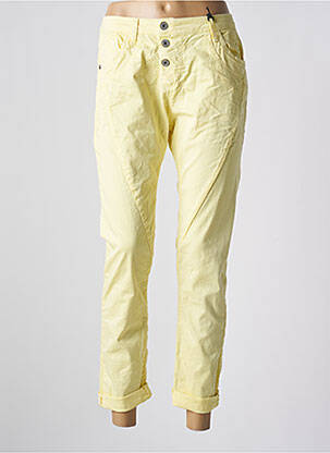 Blugi cu croială slim galben PLEASE femeie