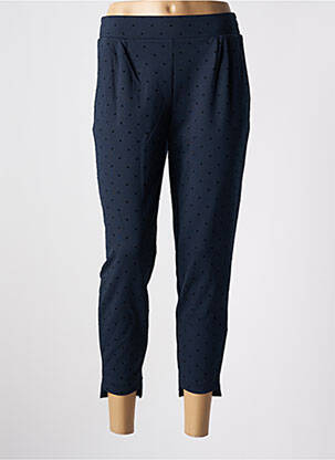 Pantalon 7/8 elasticitate mărime normală albastru ICHI femeie