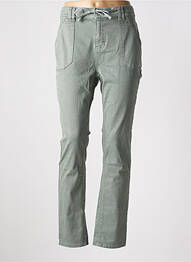 Pantalon slim buzunare talie înaltă verde STREET ONE femme