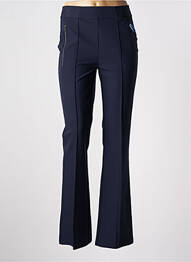 Pantalon evazat elasticitate talie înaltă albastru STREET ONE femme