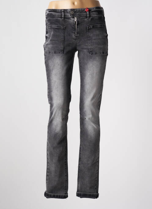 Blugi cu croială slim talie joasă talie joasă gri STREET ONE femme