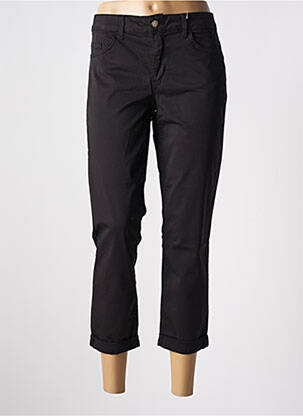 Pantalon 7/8 închidere cu fermoar sub clapetă cu nasturi negru LIU  JO femeie