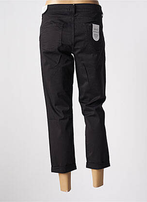 Pantalon 7/8 închidere cu fermoar sub clapetă cu nasturi negru LIU  JO femeie