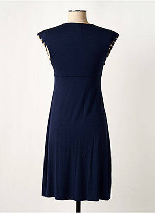 Rochie midi mâneci scurte mâneci scurte albastru ANTIGEL femeie
