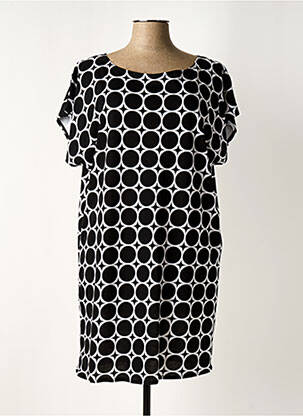 Rochie de plajă mâneci scurte negru SUNMARIN femme