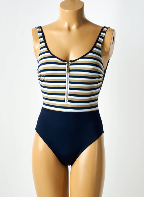 Costum de baie dintr-o singură piesă albastru ANTIGEL femme