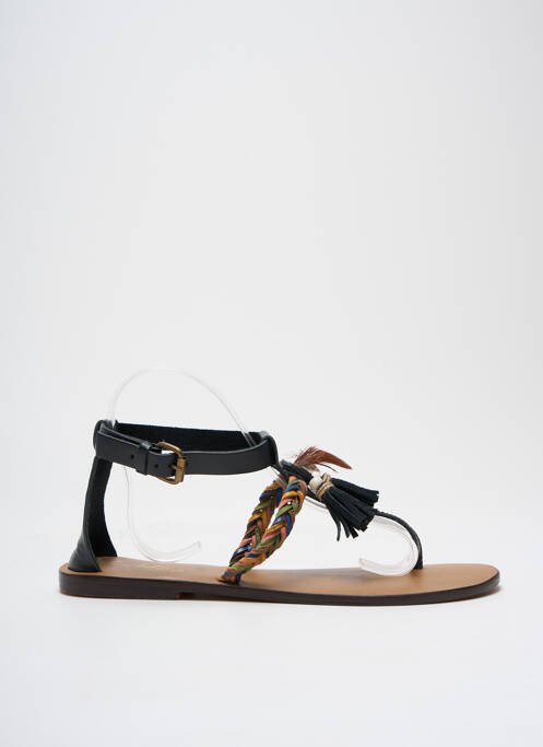 Șlapi negru L'ATELIER TROPÉZIEN femeie