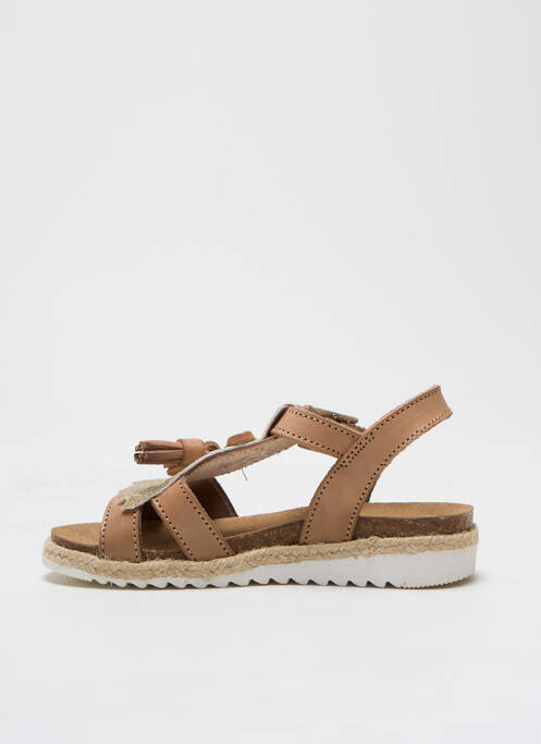 Sandale/Pantofi decupați auriu REQINS fată