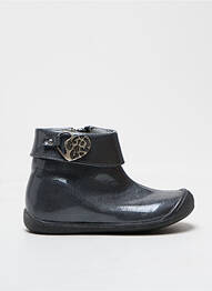 Botine/ghete material neted vârf rotund gri LITTLE MARY fille
