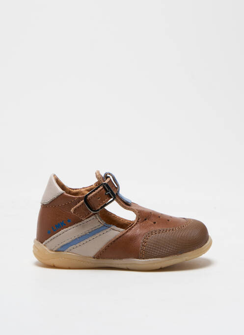 Sandale/Pantofi decupați maro LITTLE MARY băiat