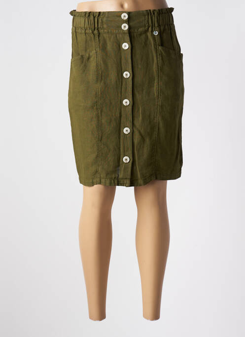 Fustă midi verde ONE STEP femeie