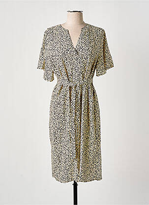 Rochie midi bej GARCIA femeie