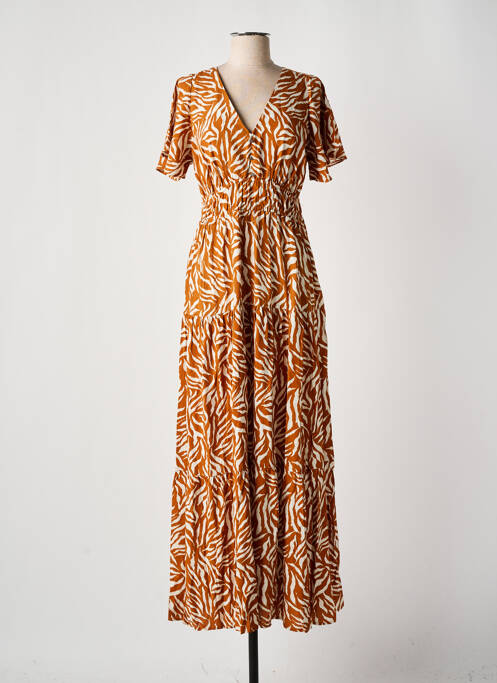 Rochie lungă maro GARCIA femeie