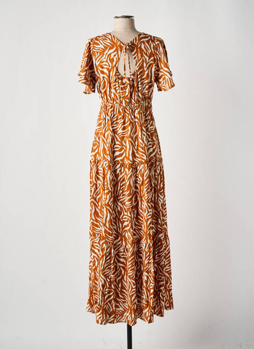 Rochie lungă maro GARCIA femeie