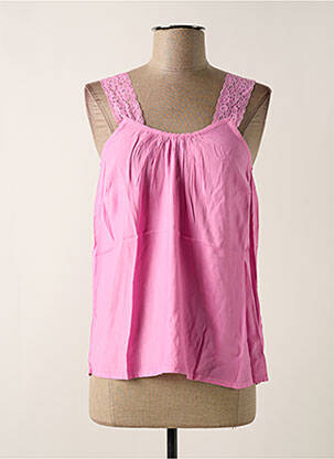 Top roz CREAM femeie