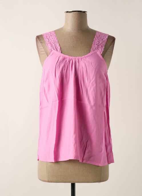 Top roz CREAM femeie