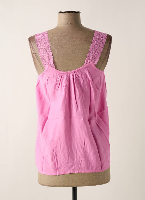 Top roz CREAM femeie