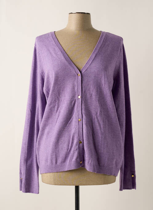 Vestă cu mâneci lungi violet CREAM femeie