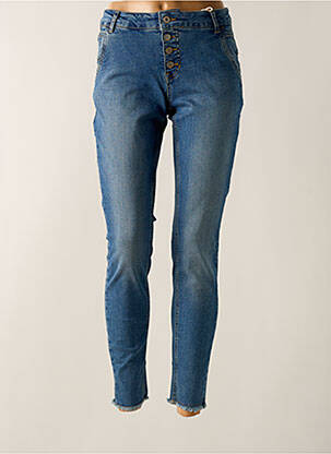 Blugi skinny albastru CREAM femeie