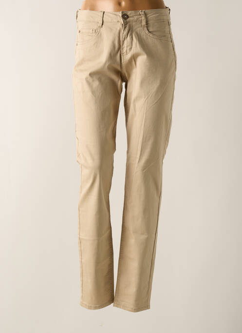 Pantalon drept bej CREAM femeie