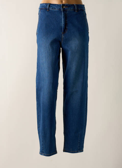 Blugi cu croială dreaptă albastru KAFFE femeie