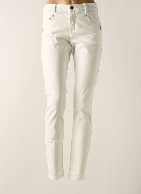 Blugi cu croială slim alb CREAM femeie