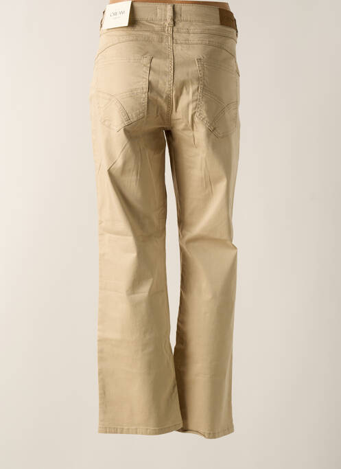 Pantalon drept bej CREAM femeie