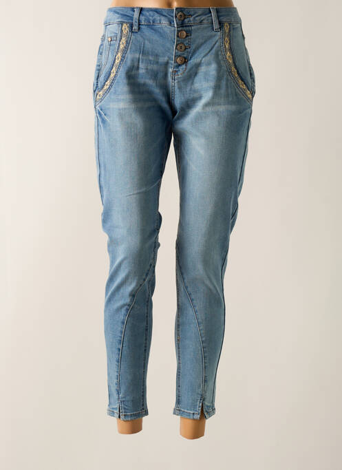 Blugi skinny albastru CREAM femeie