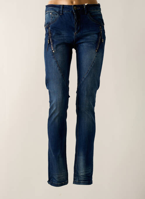 Blugi skinny albastru CREAM femeie